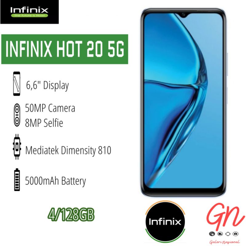 INFINIX HOT 20 5G 4/128GB GARANSI RESMI