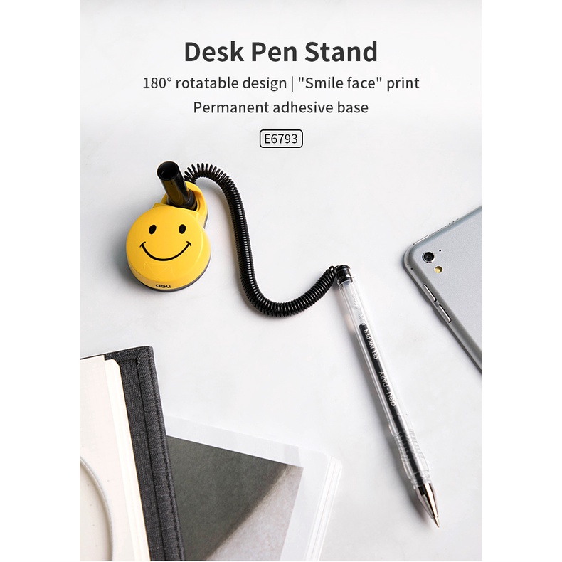 

Pulpen Gel Meja 0.5mm Smile Face - E6793 DELI