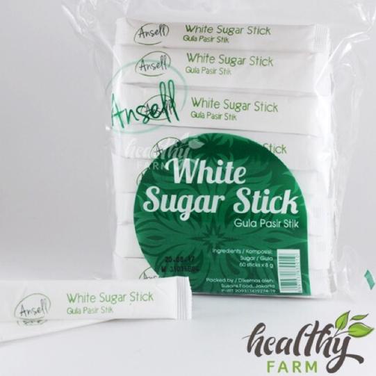 

10.10 Fasion sale Ansell White Sugar Stick / Gula Pasir Stik / Gula sachet 60's 