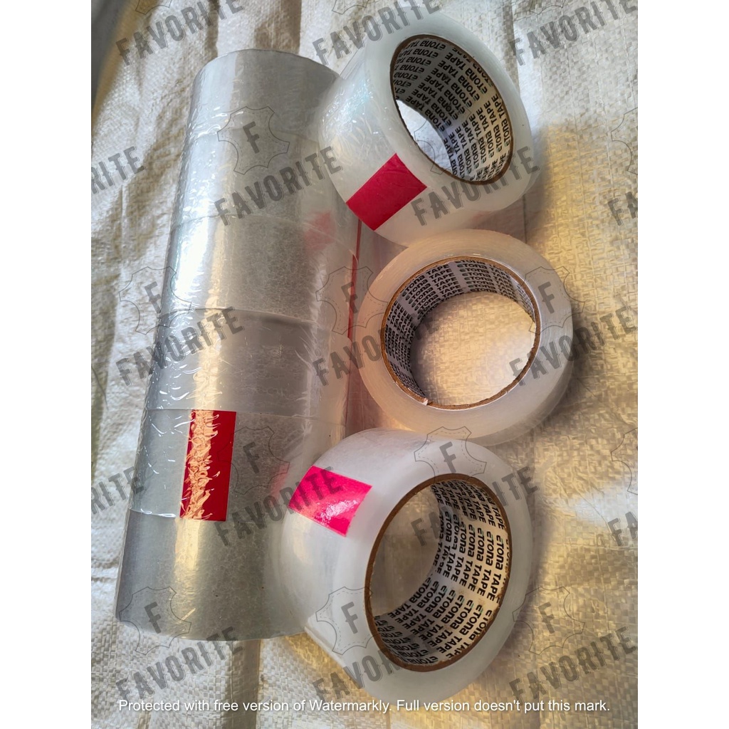 LAKBAN ETONA BENING 48MM ISI 72ROLL UNTUK GO-JEK / GO INSTANT HARGA UNTUK DUSAN