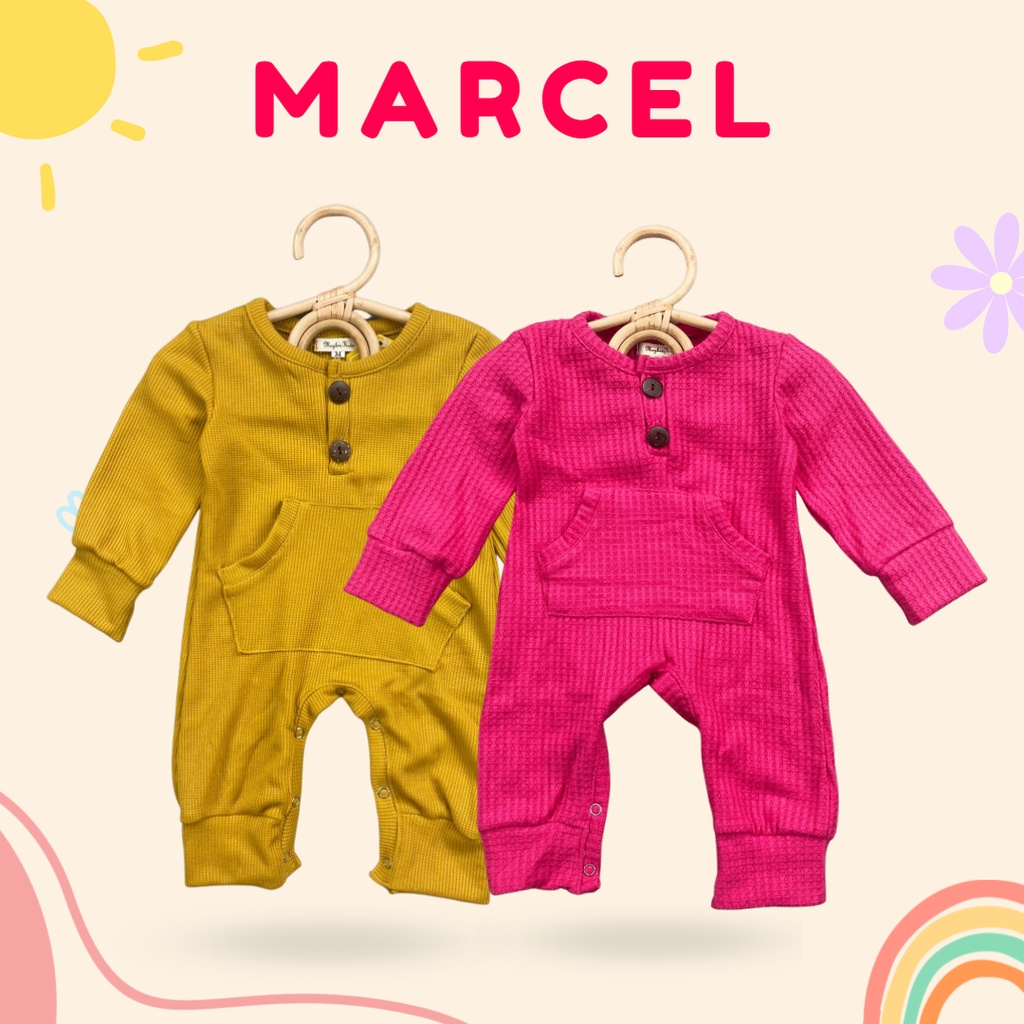 0-15BLN ROMPER BAYI MARCEL JUMPER BAYI PEREMPUAN DAN LAKI LAKI (UNISEX)