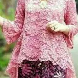 Koleksi Terbaru.. atasan kebaya rinjani/kebaya brukat terbaru/kebaya brukat modern varian warna/COD 