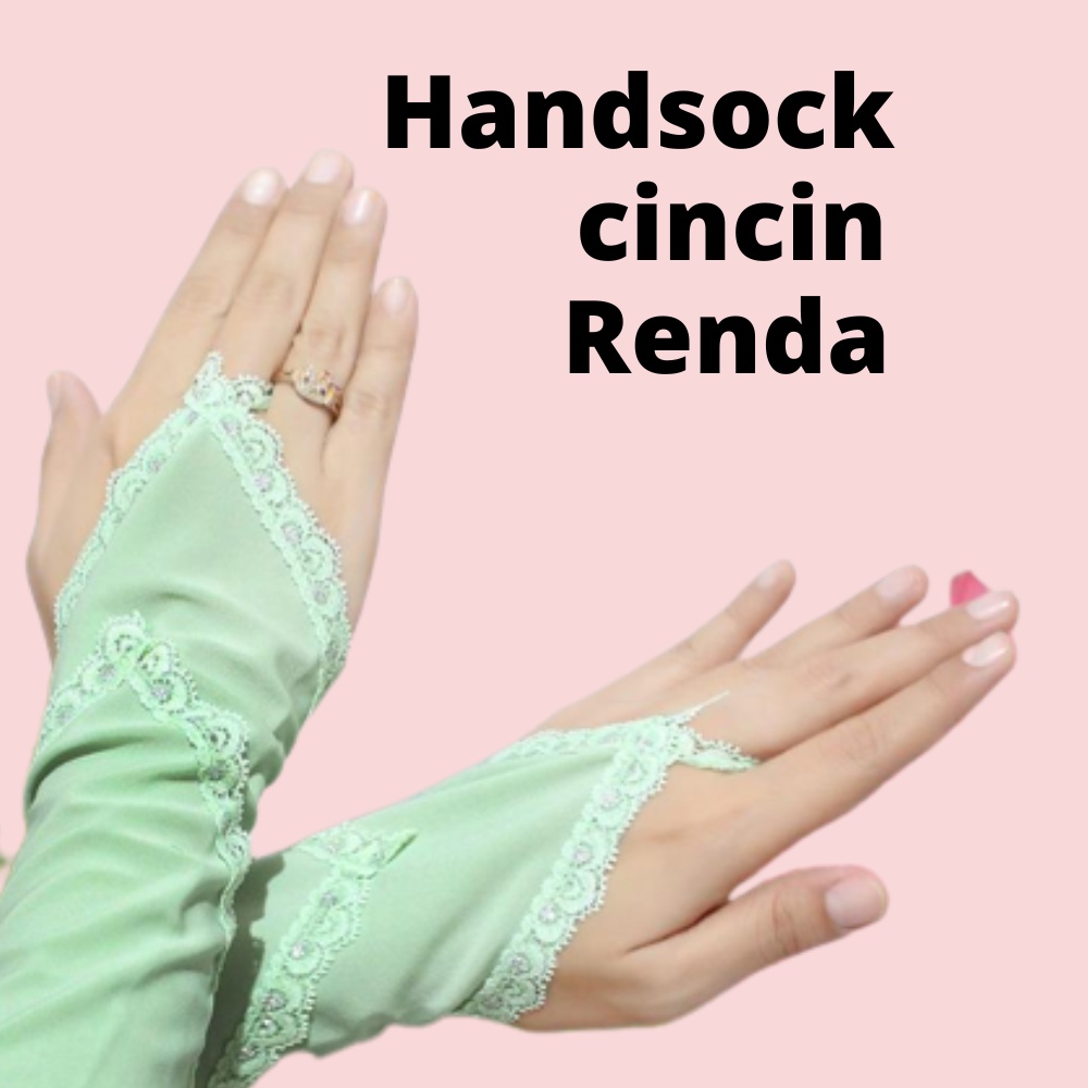 Manset Lengan Handsock Cincin Renda Dalaman Baju Muslim