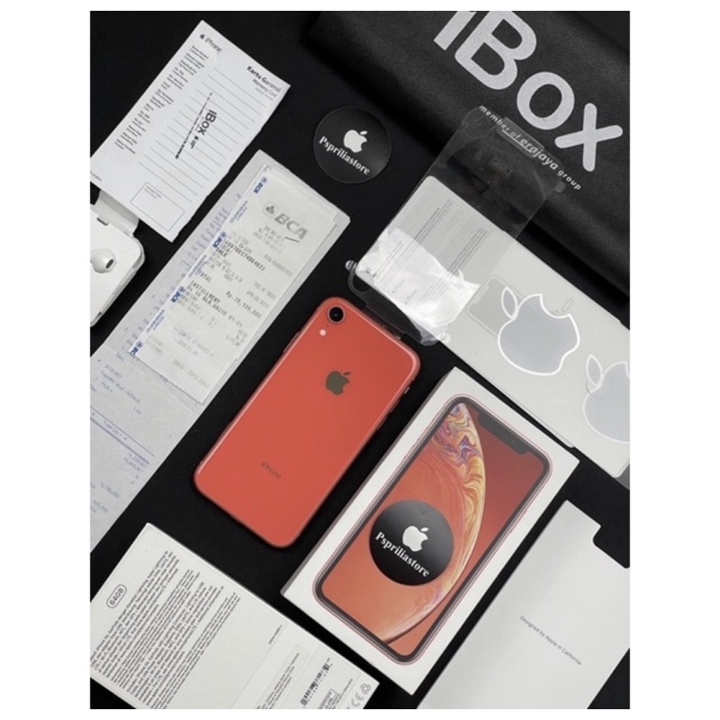 IP Xr 64GB iBox - Fullset Original - Garansi 1 Tahun Indonesia