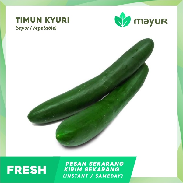 

Timun Kyuri (1 pcs | 500 g | 1 kg)