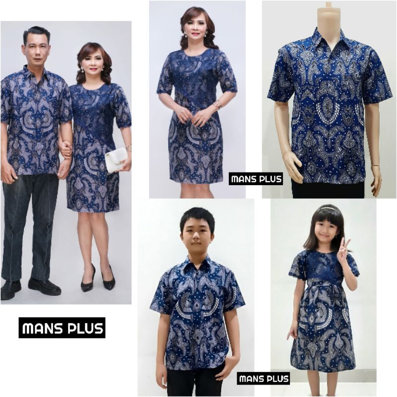 Dress Batik Modern Jumbo 4L-5L Kombinasi Brokat Tunik Big Size Seragam Batik Kantor Wanita DVN-Br