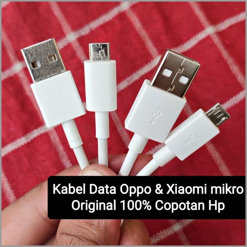 Jual Kabel Mikro Oppo & Xiaomi dijamin Original 100%Copotan | Shopee