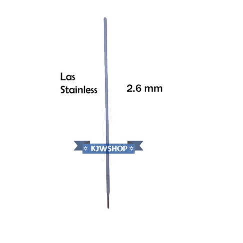Kawat Las Stainless Steel 2.6mm x 300mm Eceran Per Pcs Kawat Las Stainless 2.6 mm Kawat Las Stenlis 