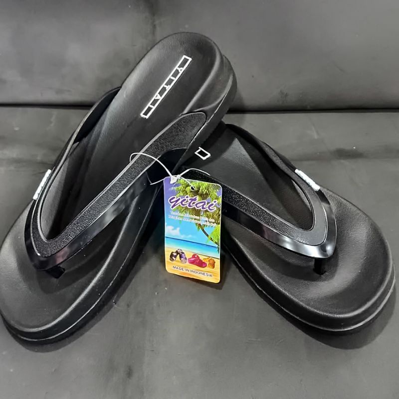 Sandal Yitai Wanita Sandal jepit karet premium Sandal karet anti slip