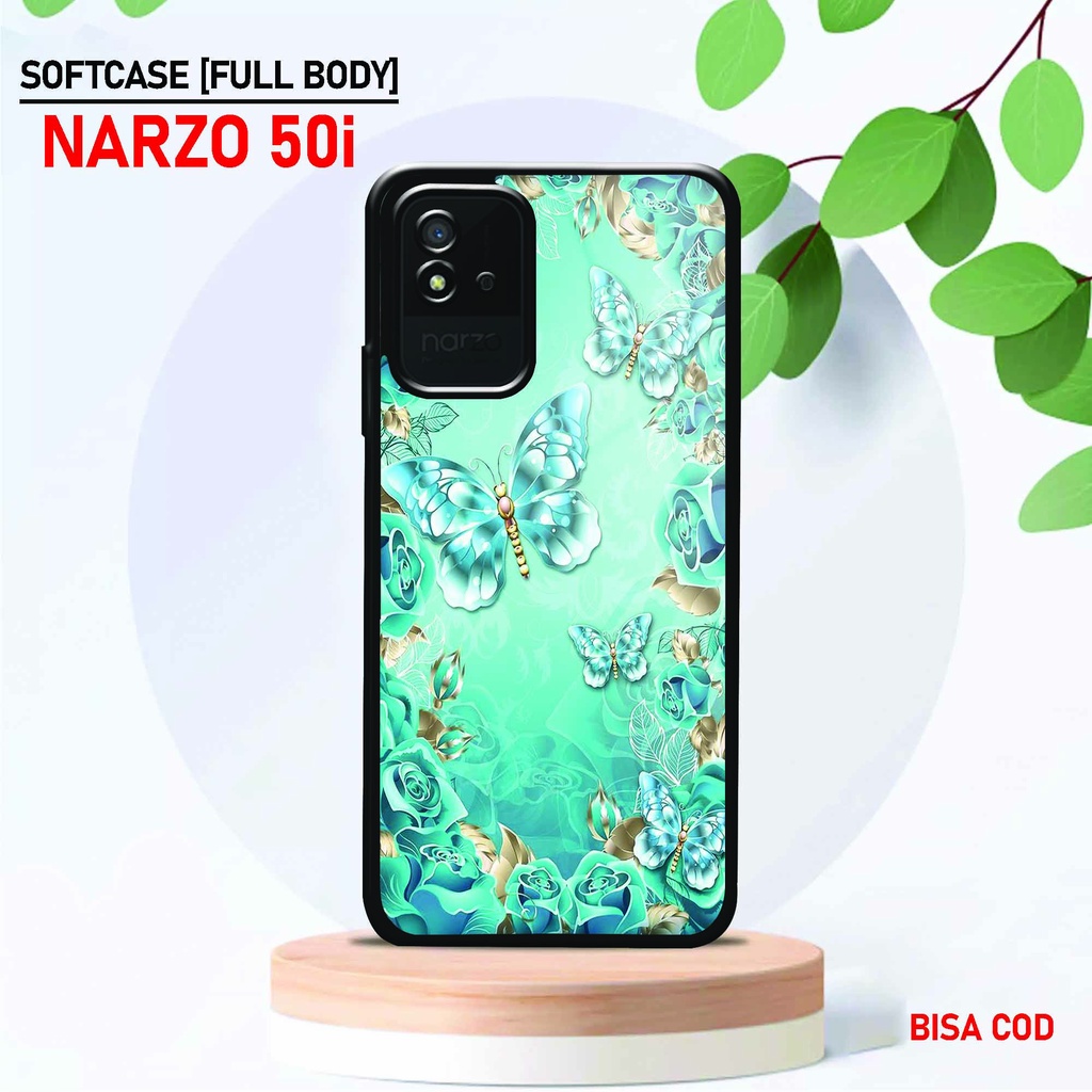 Softcase Glossy Realme Narzo 50i - Fashion Case [ UC 30 ] Realme Narzo 50i - Softcase Mengkilat Real