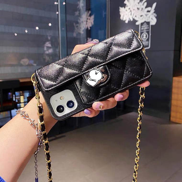 Softcase Casing Dompet Hitam cantik rantai FH86 for Xiaomi Redmi A1 A1+ 4A 4 4X 5 5A 5+ 6 6A 7 7A 8 9 Prime 9A 9i 9C 9T 10 10C 10S 10T 11 11S 11T 12 12C 12T Lite S2 Ultra Poco C40 F3 F4 K40 M3 M4 M5 X3 GT NFC 5G