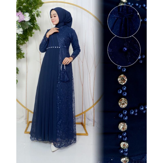 GAMIS AURA // KEBAYA ORIGINAL // GAMIS PESTA //KEBAYA BROKAT TERBARU