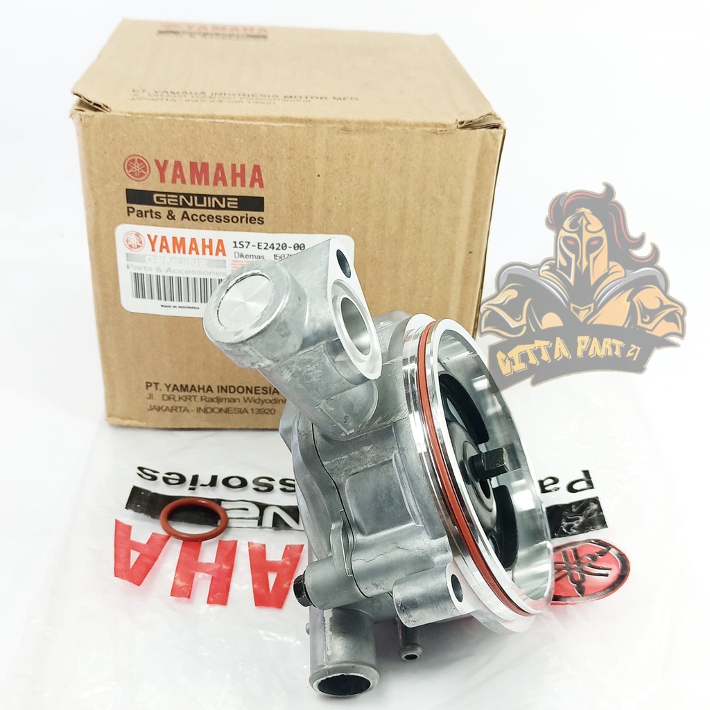 WATER PUMP WATERPUMP ASSY KOMPLIT YAMAHA YGP 1S7 KUALITAS ASLI ORIGINAL YAMAHA YGP PRESISI TODAK BOCOR BAHAN BERKUALITAS POMPA TERATUR BERFUNGSI DENGAN BAIK DAN DIJAMIN AWET JUPITER MX 135 JUPITER MX OLD LAMA JUPITER MX NEW