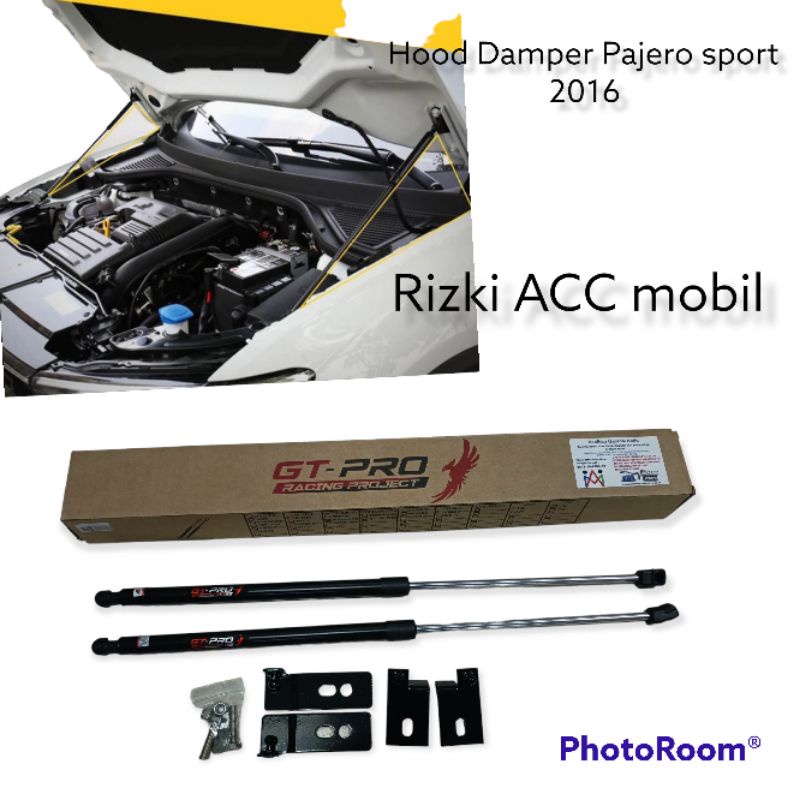 Damper shock kap mesin Mitsubishi Pajero sport 2016