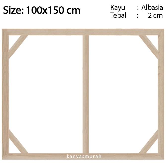 

Spanram 100x150 cm Span Ram Kayu Frame 150x100 cm
