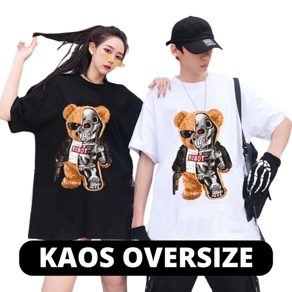 MakeGrosir - KAOS OVERSIZE ROBOT (LD 106, P 65)