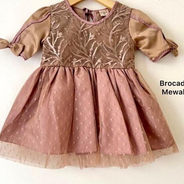 Dress Pesta Kondangan Ulang Tahun Mewah Lucu Bayi Anak Perempuan Cewek Terlaris Kode Z Babeebabyshop