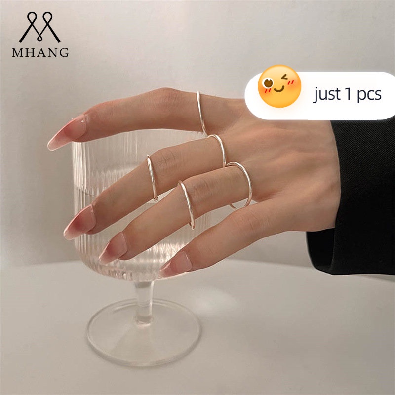 Cincin Wanita Warna Silver Untuk Hadiah