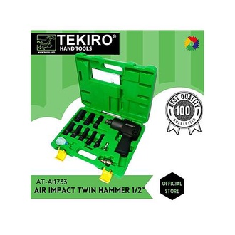 TEKIRO AT-AI1733 AIR IMPACT SET 1/2&quot; DR. 12 PCS TWIN HAMMER