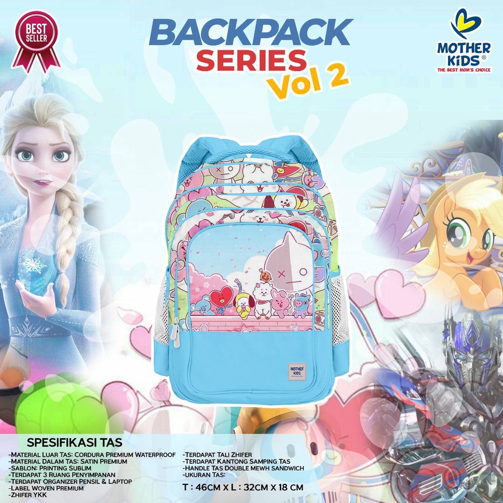 Karakter Bag School Mother Kids Volume 2