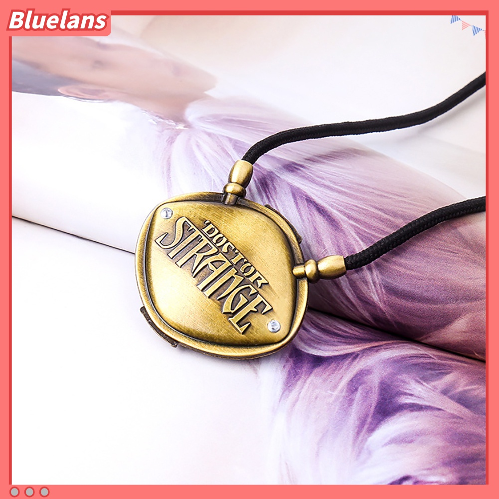 Bluelans Kalung Liontin Agamotto Glow in The Dark Untuk Unisex