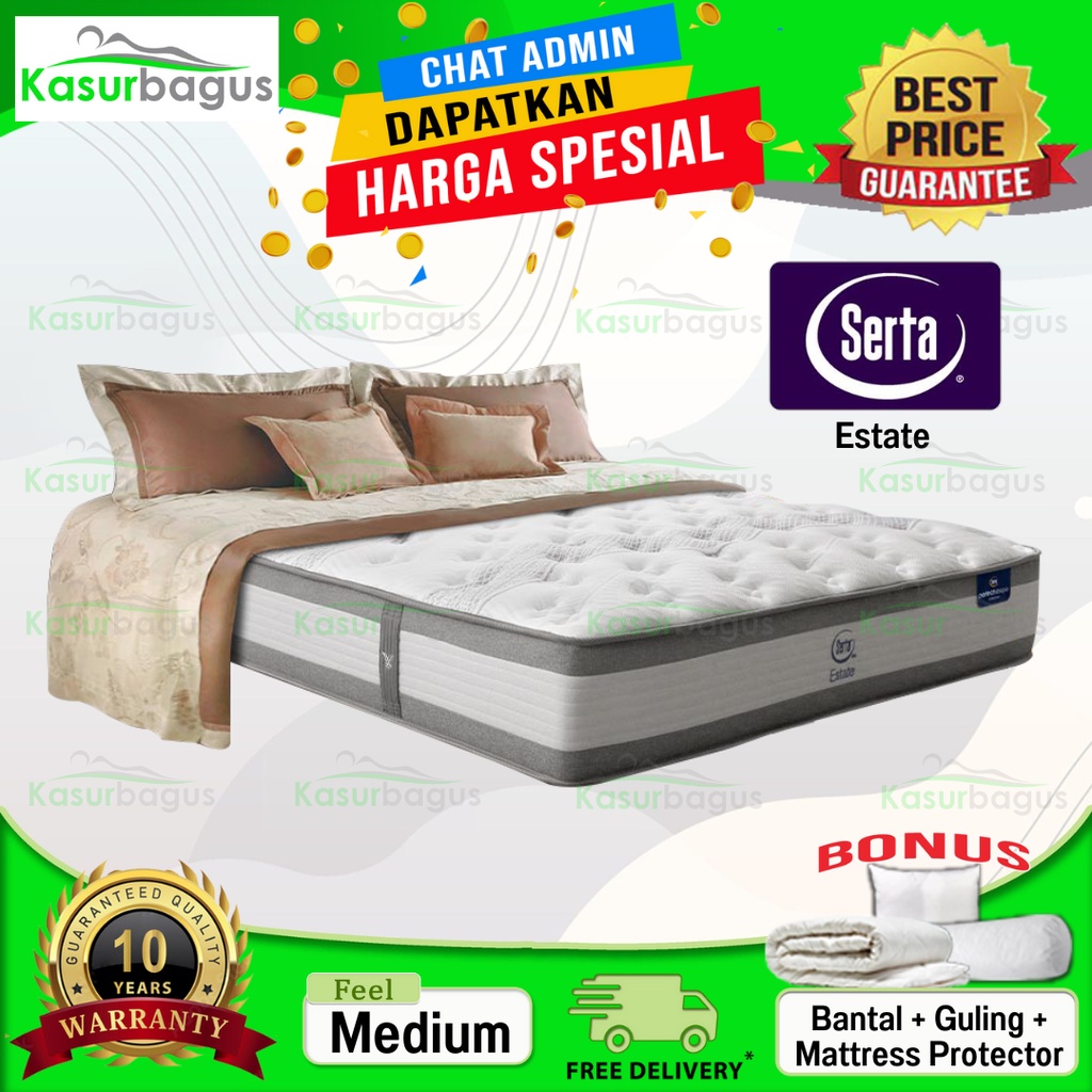 Serta Kasur Springbed New Estate - Kasur Saja 180x200