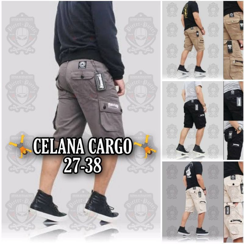 Product image Celana Pendek Cargo / Celana Cargo Thrasher Pendek Outdoor Pria (KAIN DRILL TEBAL)       Share:   Favorit (1,3RB) Celana Pendek Cargo / Celana Cargo Thrasher Pendek Outdoor Pria (KAIN DRILL TEBAL)