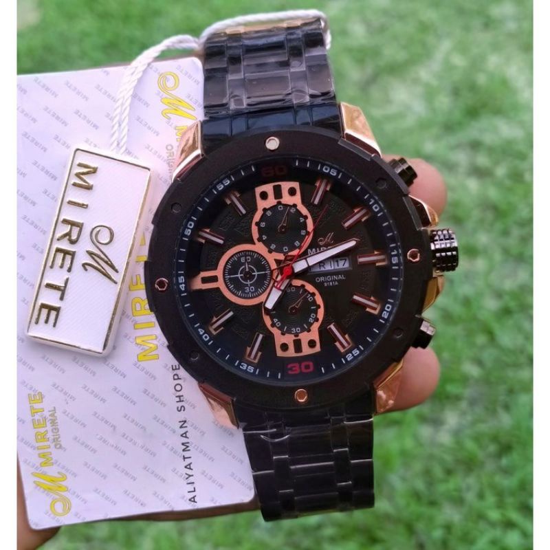 Jam tangan rantai pria tahan air