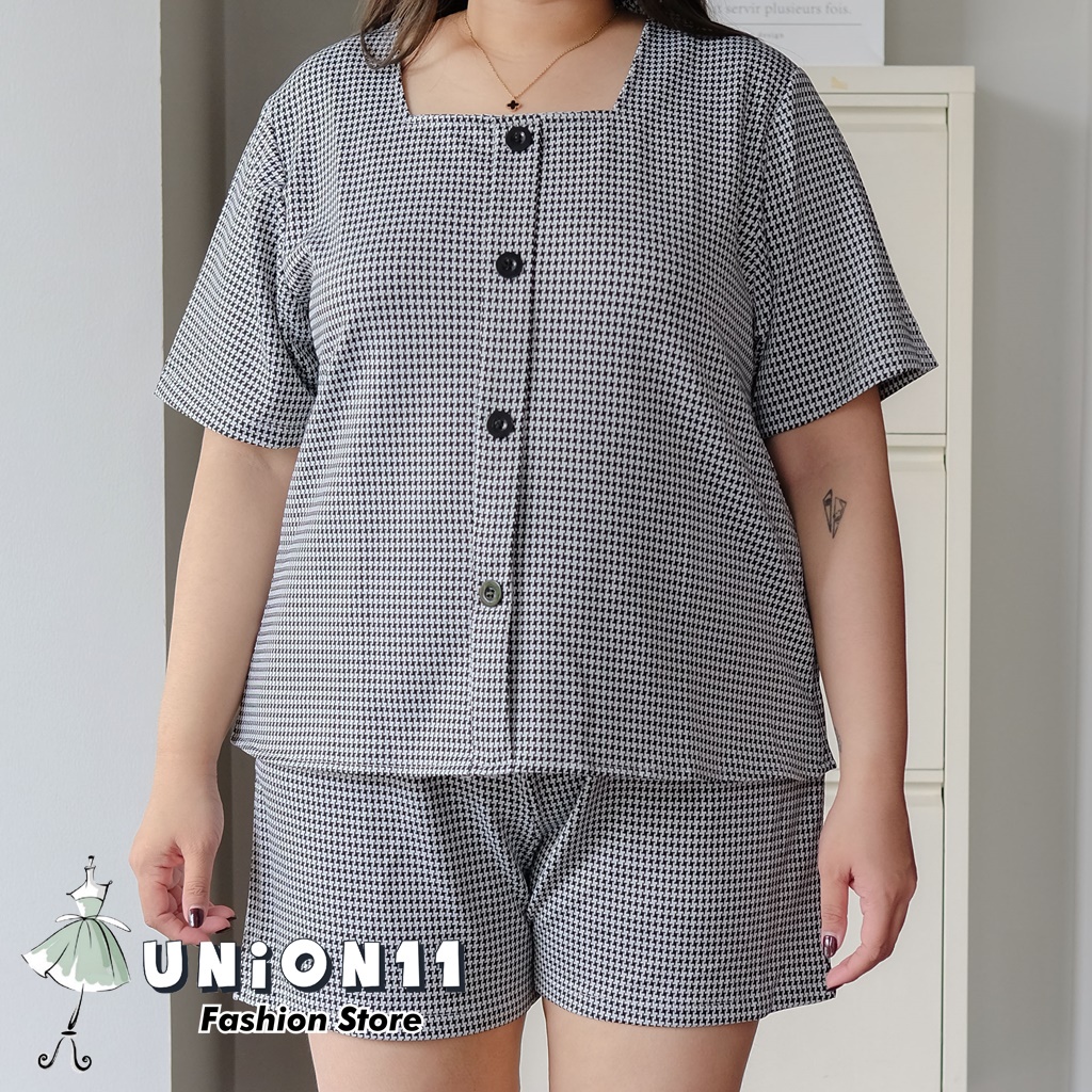 UNION11 - STELAN WANITA JUMBO / STELAN BIG SIZE XXXL WANITA / SETELAN CELANA JUMBO WANITA / SETELAN JUMBO WANITA LD 120 ARIEL