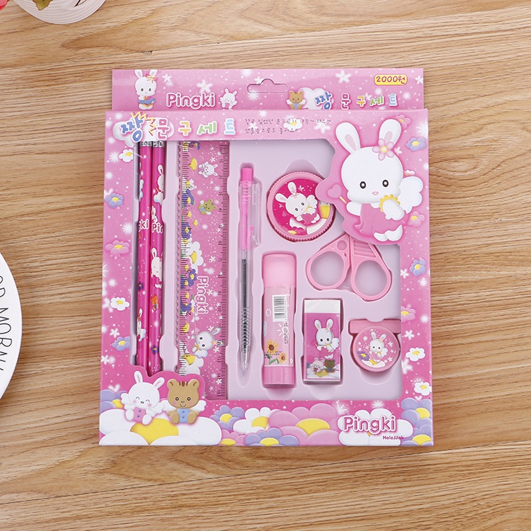 Pensil Set 9 In 1 Alat Tulis Sekolah Anak A-15