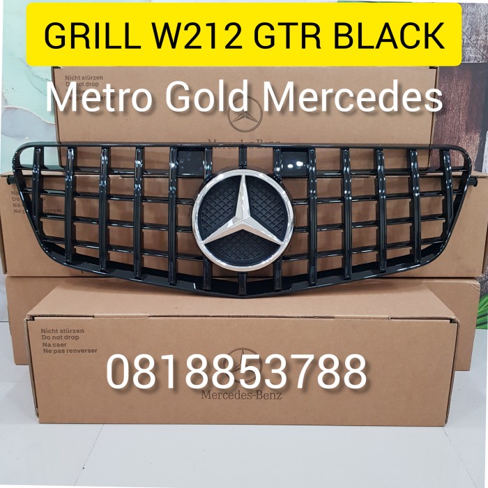 Grill Grille GTR Black W212 Mercedes Benz Grill Mercy W212 List Black