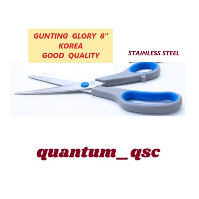

Gilaa!!! Gunting Glory 8 Inch Good Quality Korea Stainless Steel 5018 Berkualitas