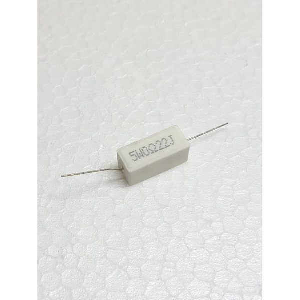 Resistor kapur 5w 0.22 ohm 0,22