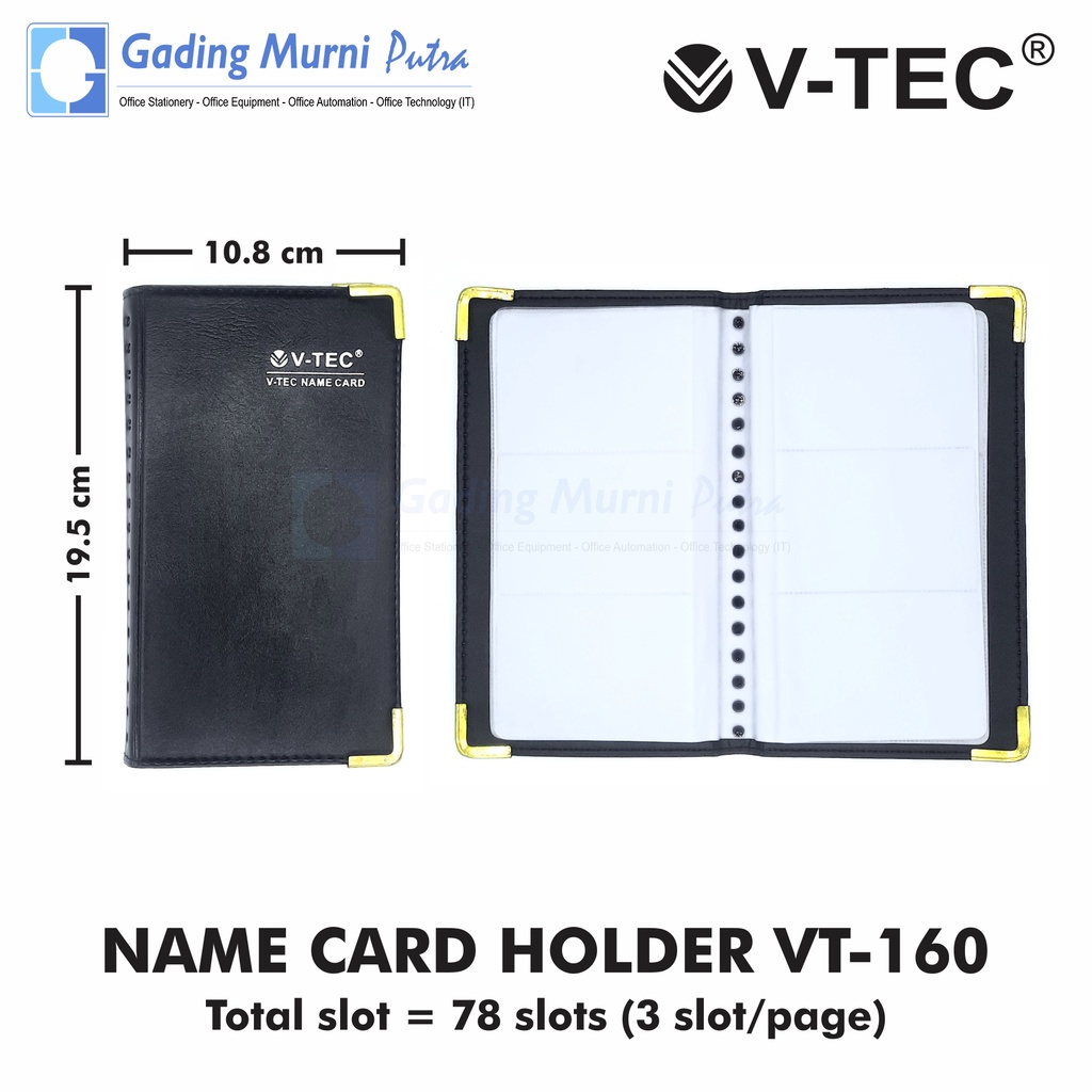 

Tempat Kartu Nama Name Card Holder V-TEC VT-160