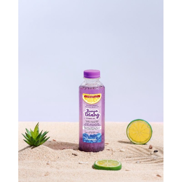 

GARPU SEGAR Bunga Telang / Es Bunga Teleng / Minuman Botanikal Garpu Segar / Minuman Botol /