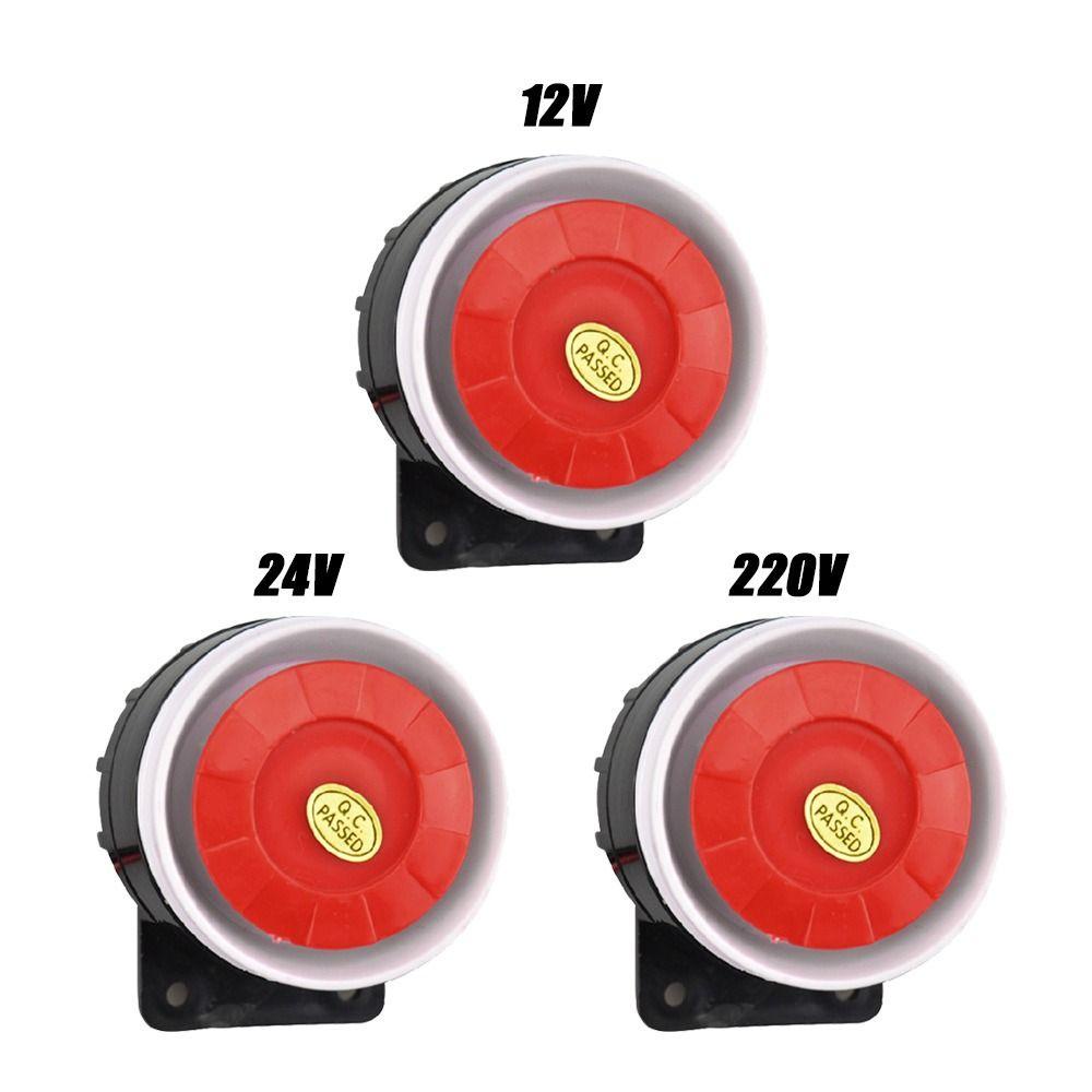 Top Buzzer Buzzer 12V 24V 220V Elektronik Piezoelektrik Perangkat Peringatan Suara Desibel Tinggi