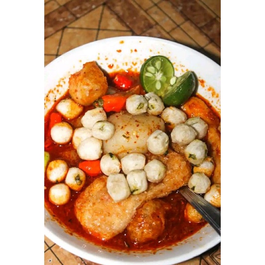 

Baso aci isi ayam suir mercon
