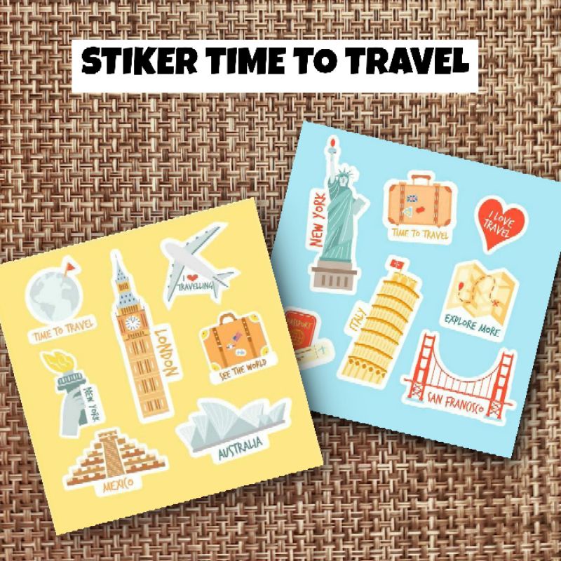 

MYUME.STORE || STIKER TIME TO TRAVEL AESTHETIC SUDAH CUTTING
