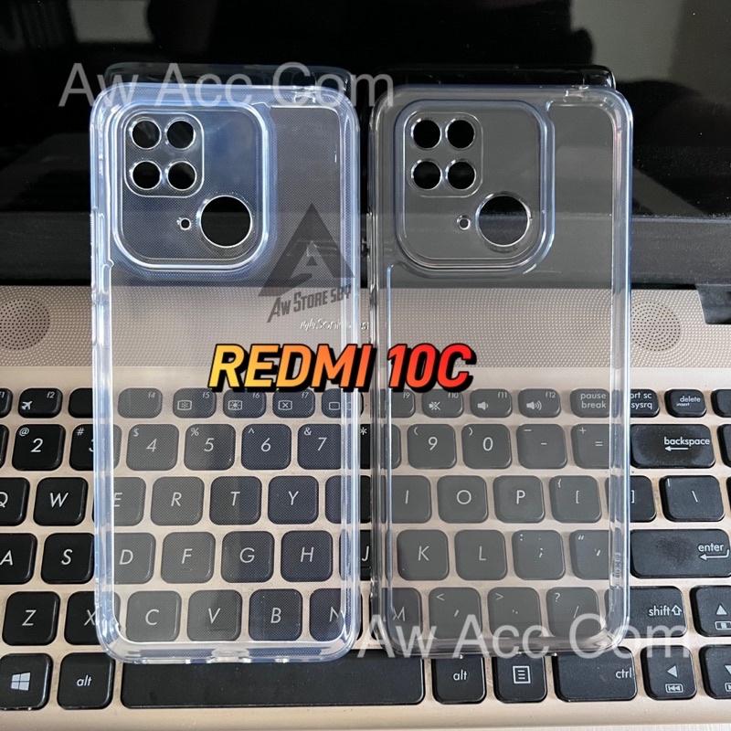FULL PROTECT CASE REDMI 9C/10A/10C/NOTE 10/10S/9 PRO/10 PRO/11/11 PRO/POCO X3/X3 PRO TEBAL TRANSPARAN SPACE