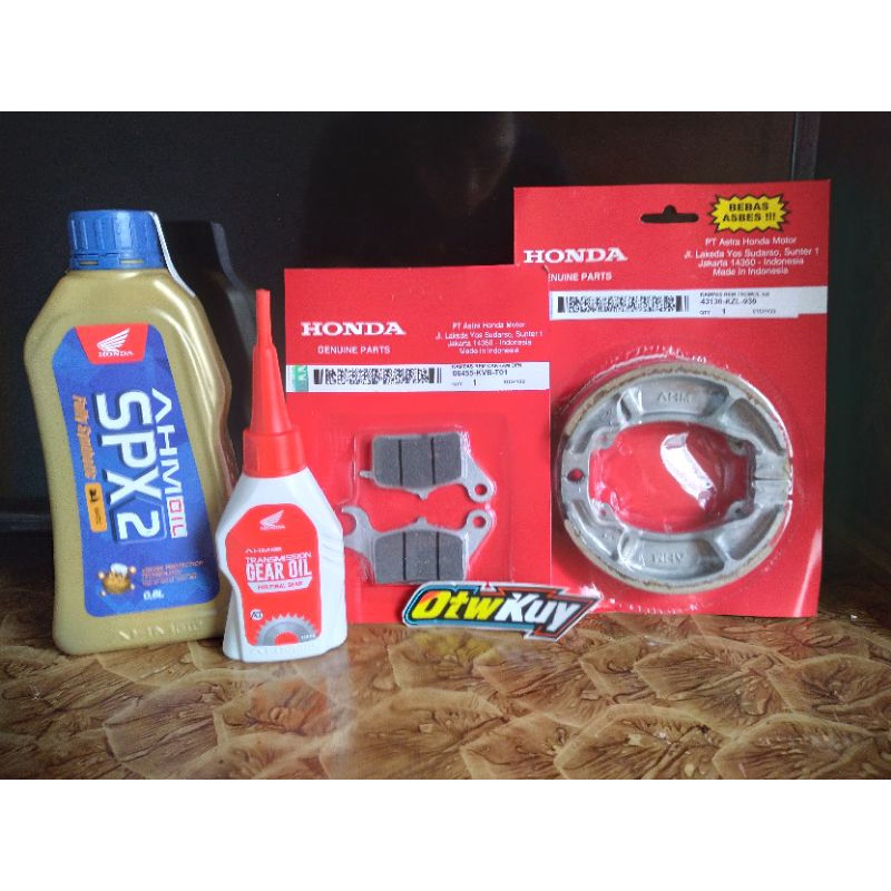 PAKET SERVICE HONDA MATIC ALL BEAT FI BEAT NEW POP DAN SCOOPY FI  VARIO 125/150 2012 SAMPAI 2017