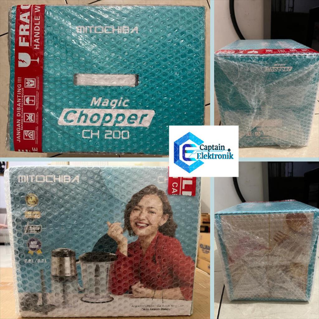 MITOCHIBA Food Magic Chopper Blender 2L Mito Alat Penghalus Bumbu CH-200 / CH200 / CH 200 RESMI