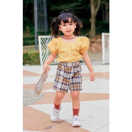 Sabilla blouse anak size 2-5 tahun / atasan anak perempuan nablfashion