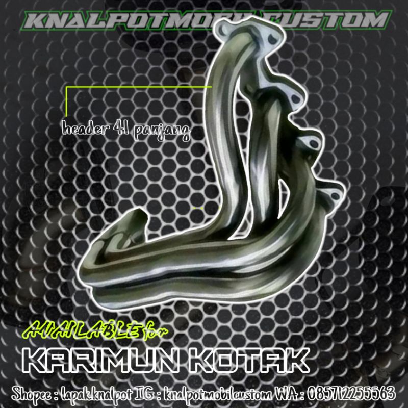 HEADER KARIMUN KOTAK 41 PANJANG/ HEADER KARIMUN/ KNALPOT KARIMUN/ KARIMUN KOTAK/ HEADER KARIMUN KOTA