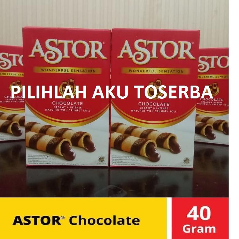 

COD✔️ASTOR Coklat 40 gr / ASTOR Waferstick Coklat 40 gr (1 PAKET ISI 6 PCS )|KD5