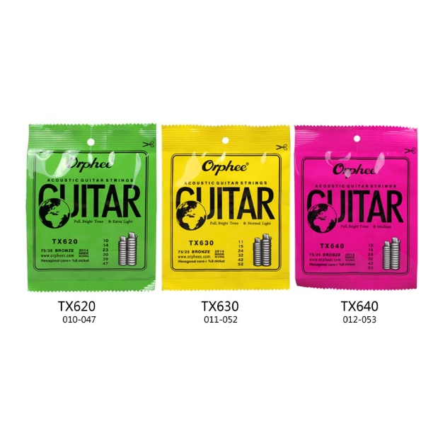 Senar Gitar Orphee TX620 TX630 TX640 RX15 Akustik Elektrik String