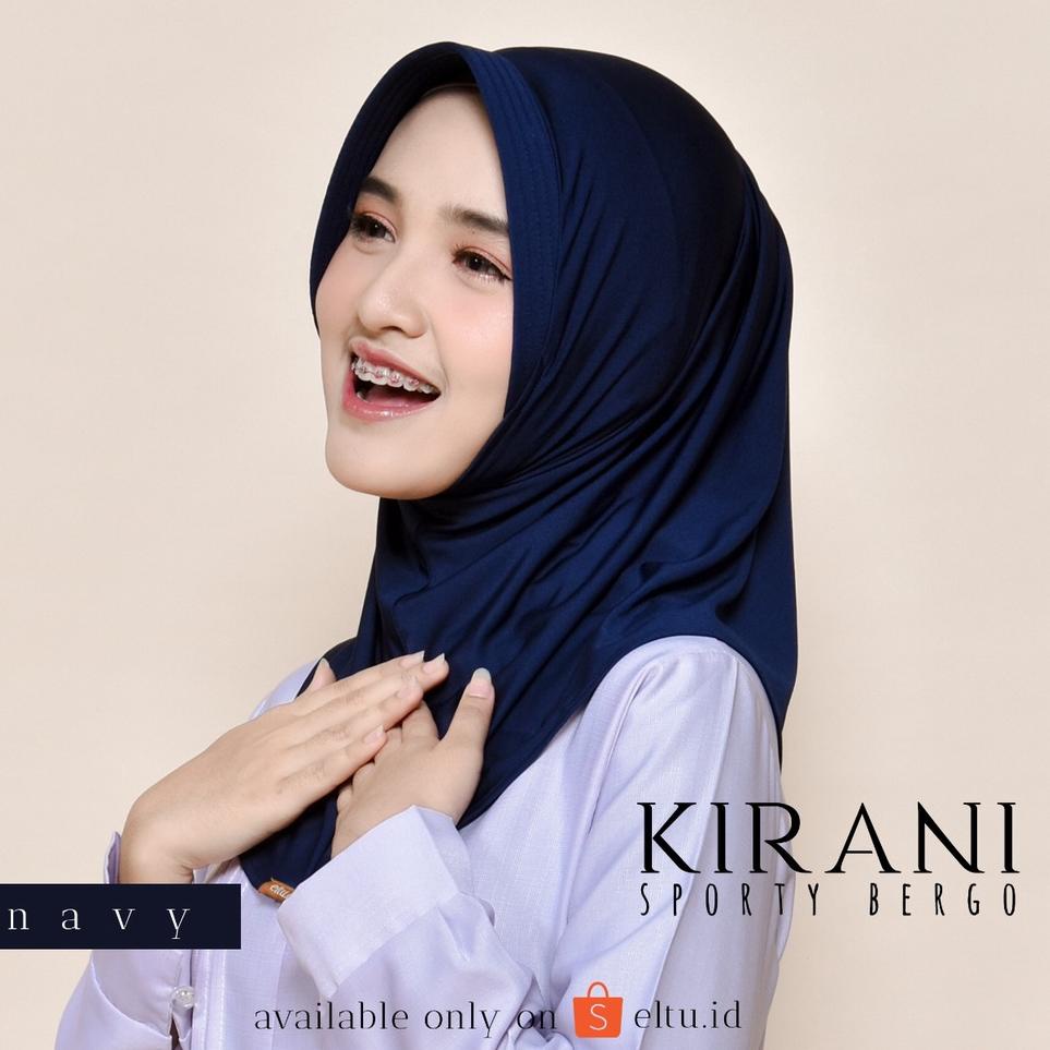 [KODE 90WS7] Hijab Instant Sporty Pet Mini Jilbab Instan Antem Pet kecil bahan Spandex Kirani