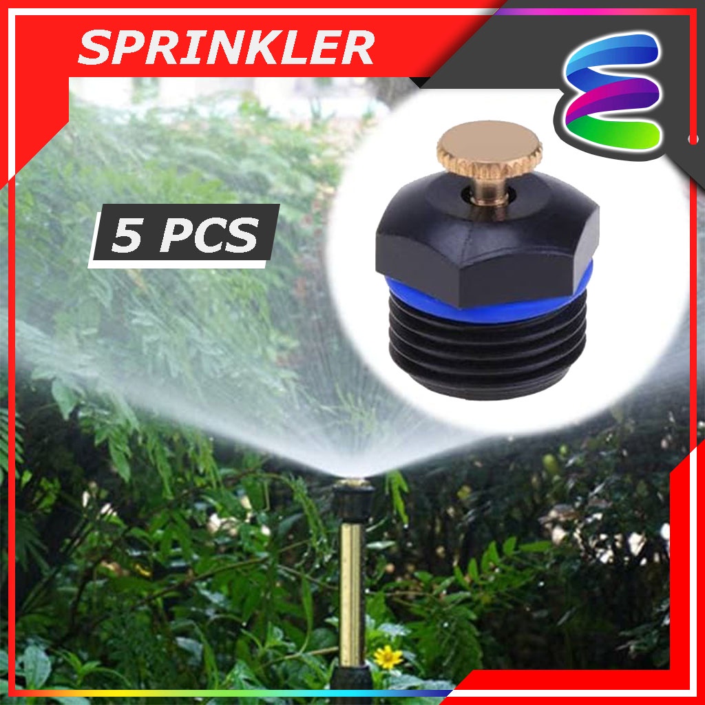 Isi 5 Pcs Sprinkler Taman Garden Sprayer Kran Air Tanaman Siram Bunga Flower Peralatan Berkebun - Siram Taman Sprayer Embun