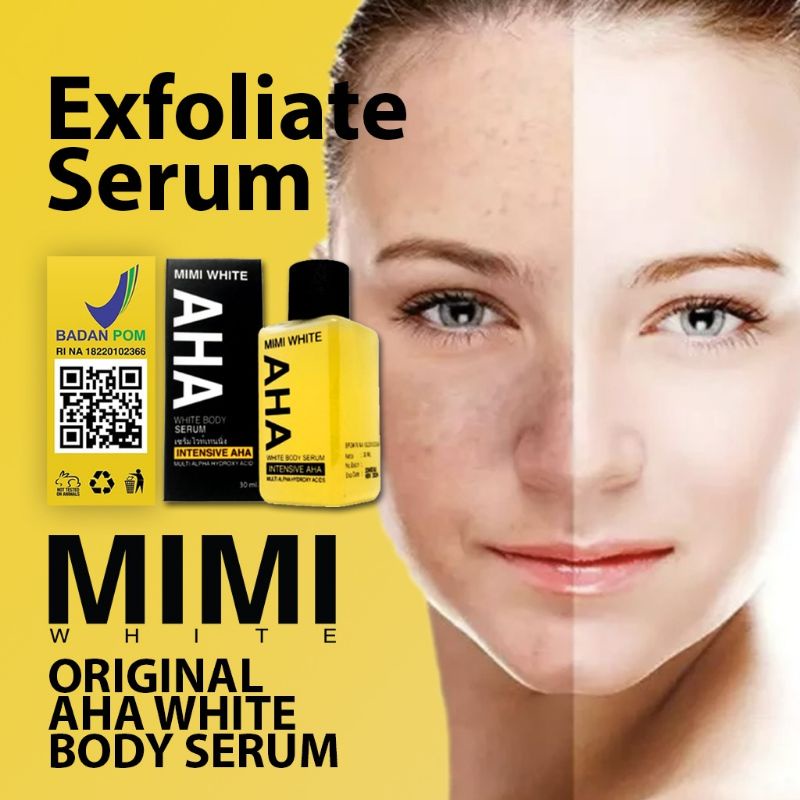 Mimi White AHA Body Whitening Serum Booster 100ml