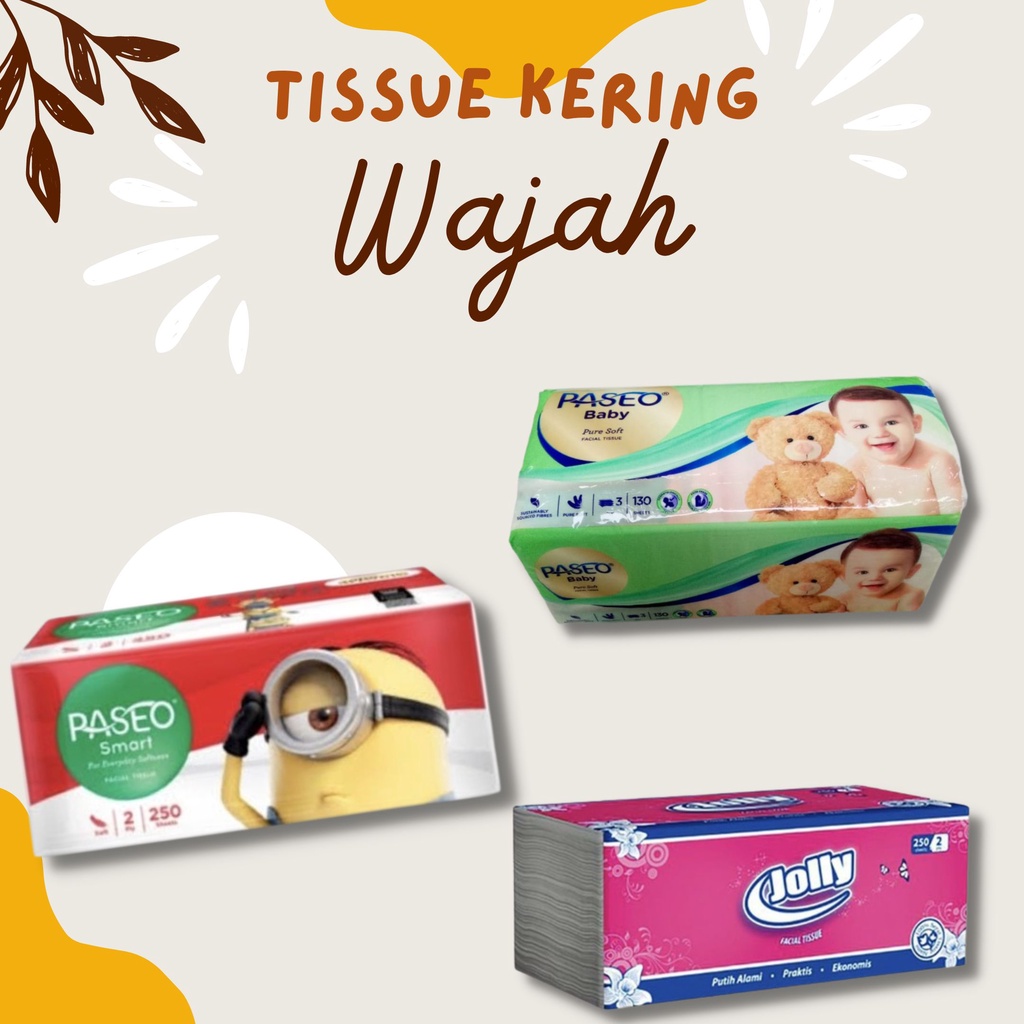 Tissue Kering Untuk Wajah - tisu Pure Soft Facial Baby