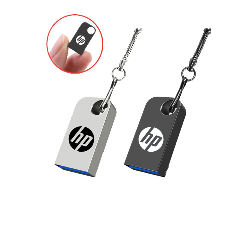 Flash Drive HP Mini 128GB 256GB 512GB 1TB 2TB USB3.0 Flash Drive Gunmetal Cocok Untuk Simpan Foto, Video Dan Lagu